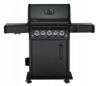 Plynový gril Napoleon Phantom Rogue SE 425 s bočným horákom, matná čierna